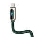 Кабель Baseus Display Fast Charging Data Cable USB to Type-C 66W 1m Green (CASX020006) [805219], фото 5