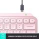 Клавіатура бездротова Logitech MX Keys Mini Wireless Illuminated UA Rose (920-010500) [605922], фото 7