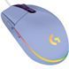 Мишка Logitech G102 Lightsync USB бузкова (910-005857) [403321], фото 2