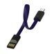 Кабель ColorWay USB - micro USB (M/M), 2.4 А, 0.22 м, Blue (CW-CBUM022-BL) [603704], фото 3