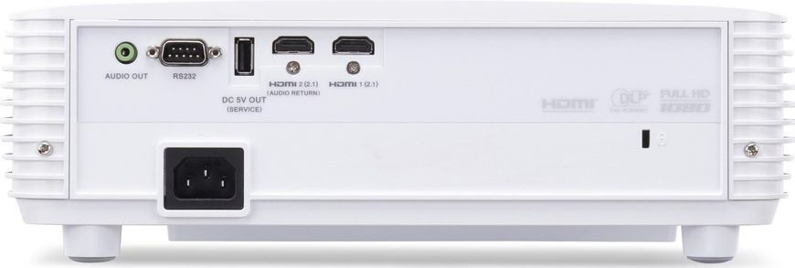 Проєктор домашнього кінотеатру Acer Vero HL6521G FHD, 4000 lm, LASER, 1.5-1.65 (MR.JYP11.001) [114443]