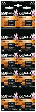 Батарейка DURACELL LR06 MN1500 уп. 1х2 шт. відривна (плакат 2х10) (5014588/5010608/5014439) [203705]