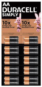 Батарейка DURACELL LR06 MN1500 уп. 1х2 шт. відривна (плакат 2х10) (5014588/5010608/5014439) [203705]