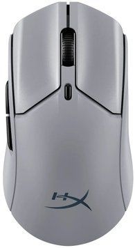Миша HyperX Pulsefire Haste 2 Pro, RGB, USB-A/WL/BT, сірий (A1KY5AA) [14168]