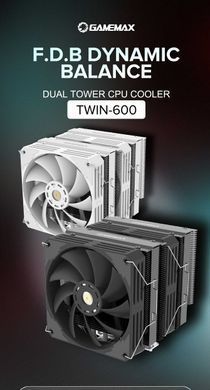 Кулер для процесора GAMEMAX (Twin 600 Black) [303500]