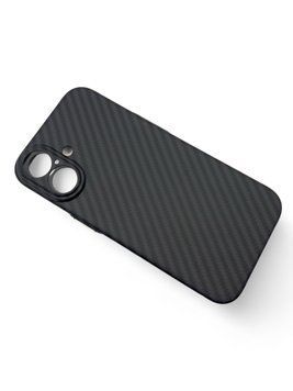 Чохол-накладка BeCover Carbonite Case MagSafe для Apple iPhone 16 Black (712067) [602937]