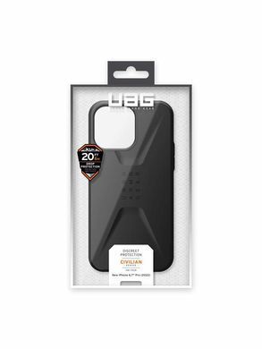 Чохол-накладка Urban Armor Gear Civilian для Apple iPhone 14 Pro Max Black (114043114040) [601694]