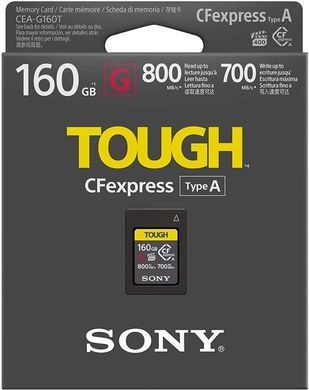 Карта пам'яті Sony CFexpress Type A 160GB R800/W700MB/s Tough (CEAG160T.SYM) [109674]