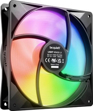Вентилятор be quiet! Light Wings LX 140mm PWM High-Speed Black (BL129) [620203]