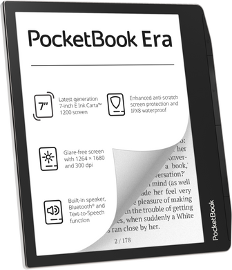 Електронна книжка PocketBook Era (PB700), 16Gb Stardust Silver (PB700-U-16-WW) [401511]