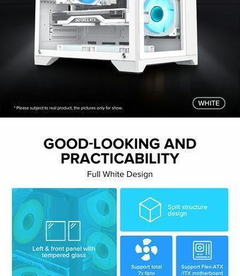 Корпус для ПК GAMEMAX (Infinity Mini White) [303352]