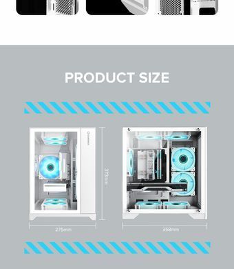 Корпус для ПК GAMEMAX (Infinity Mini White) [303352]