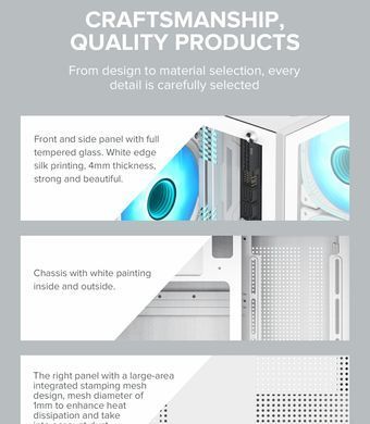 Корпус для ПК GAMEMAX (Infinity Mini White) [303352]