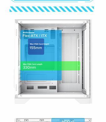 Корпус для ПК GAMEMAX (Infinity Mini White) [303352]