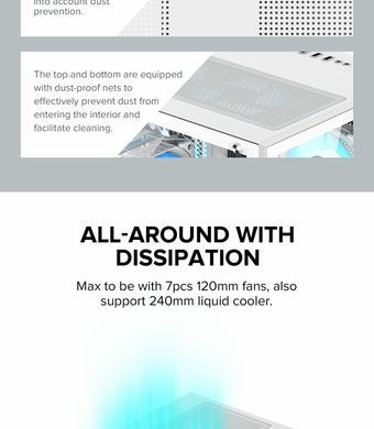 Корпус для ПК GAMEMAX (Infinity Mini White) [303352]