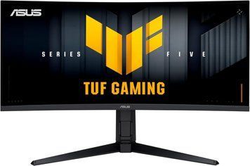 Монітор Asus 34" TUF Gaming VG34WQML5A 2xHDMI, 2xDP, 3xUSB, MM, VA, 3440x1440, 21:9, 250Hz, 0.5ms, sRGB 130%, CURVED, AdaptiveSync, HAS, HDR400 (90LM0BP1-B01E71) [110978]