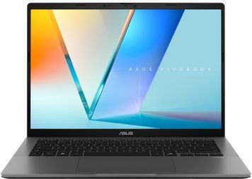 Ноутбук ASUS Vivobook S 14 S3407QA-KP003W 14" 2.5K IPS, Qualcomm X1 26 100, 16GB, F512GB, UMA, Win11, Сірий (90NB16B2-M000R0) [110768]