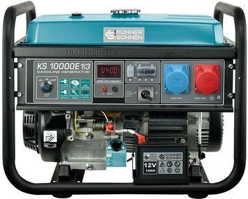 Генератор бензиновий Konner&Sohnen KS 10000E 1/3, 230/400В, 8.0кВт, електростартер, 88кг (KS10000E-1/3) [105973]