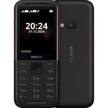 Мобiльний телефон Nokia 5310 2024 Dual Sim Black/Red (Nokia 5310 DS 2024 Black/Red) [600351]
