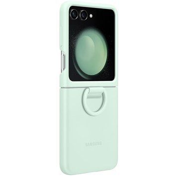 Чохол-накладка Samsung Silicone Cover with Ring для Samsung Galaxy Flip 5 SM-F731 Mint (EF-PF731TMEGUA) [602887]