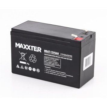 Акумуляторна батарея Maxxter 12V 9AH AGM (MBAT-12V9AH) [618159]