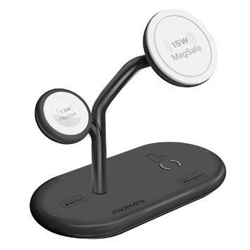 Бездротовий зарядний пристрій Promate Synergy-Pro MagSafe 57W Black (synergy-pro.black) [603395]