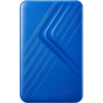Зовнішній жорсткий диск PHD External 2.5'' Apacer USB 3.2 Gen. 1 AC236 2Tb Blue (color box) (AP2TBAC236U-1) [804436]