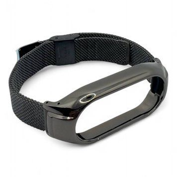 Ремінець BeCover Metal для Xiaomi Mi Smart Band 9 Black (711978) [604990]