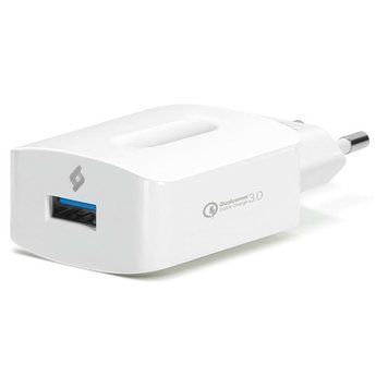 Мережевий зарядний пристрій Ttec SpeedCharger QC 3.0 USB 3A 18W White (2SCQC01K) [603072]