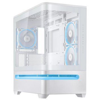 Корпус Asus Prime AP202 ARGB Tempered Glass White без БЖ (90DC00P3-B19000) [613542]