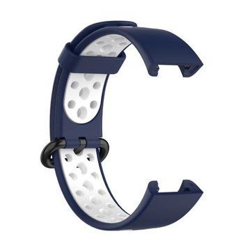Ремінець BeCover Vents Style для Xiaomi Redmi Smart Band 2 Blue-White (709426) [604940]