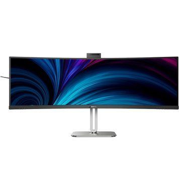 Монітор TFT 48.8" Philips 49B2U6903CH, VA 5120x1440, вигн., 2xHDMI, DP, USB-C, RJ-45, USB-hub, cam,HAS,кол (49B2U6903CH/00) [400533]