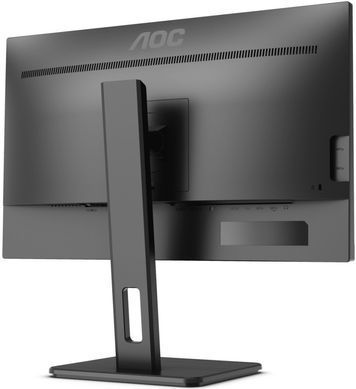 Монітор TFT 27" AOC, IPS, 4K, HDMI, DP, USB 3.2 хаб, Pivot, колонки, чорний (U27P2) [400805]