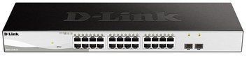 Комутатор D-Link rev F1 24xGE, 2xSFP Websmart (DGS-1210-26) [104865]