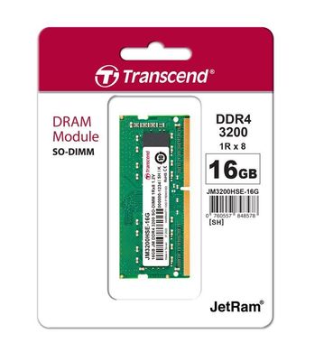 Пам'ять ноутбука Transcend DDR4 16GB 3200 (JM3200HSE-16G)