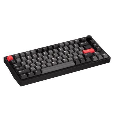Клавіатура механічна Lemokey P1 Pro 84Key, Keychron Super Banana, WL/BT/USB-A, QMK/VIA, Hot-Swap, EN/UKR, RGB, Knob, Carbon Black (P1P-M4-UA) [103656]