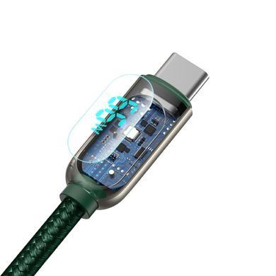 Кабель Baseus Display Fast Charging Data Cable USB to Type-C 66W 2m Green (CASX020106) [802243]