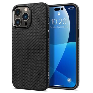 Чохол-накладка Spigen Liquid Air для Apple iPhone 14 Pro Max Matte Black (ACS04813) [602569]