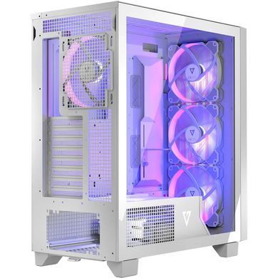 Корпус Modecom VOLCANO PERUN APEX ARGB MIDI WHITE 4x140mm fans USB 3.0x2+TYPE-C без БЖ ATX (AT-PERUN-4F-ARGB-20-00000) [402947]