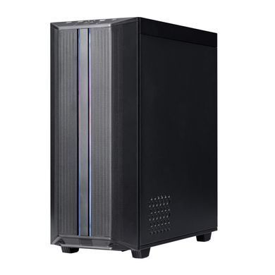 Корпус Prologix E122 Tempered Glass&Mesh Black (E122 Black) [608709]