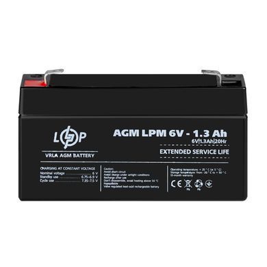 Розпродаж Акумулятор AGM LPM 6V - 1.3 Ah (LP38477) [900191]