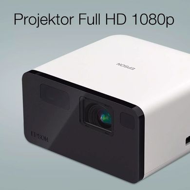 Проєктор Epson EF-21G FHD, 1000 lm, LASER, 1, Google TV, Opal Green (V11HB35340) [105407]