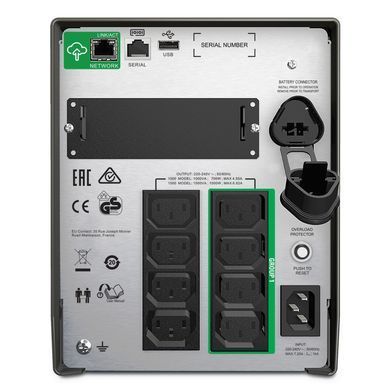 Пристрій безперебійного живлення APC Smart-UPS 1000VA LCD SmartConnect (SMT1000IC) [1000149]