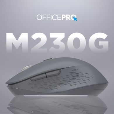 Миша бездротова OfficePro Gray (M230G) [606684]