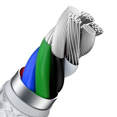 Кабель Baseus Cafule Series Metal Data Cable Type-C to iP PD 20W 2m White (CATLJK-B02) [802579]