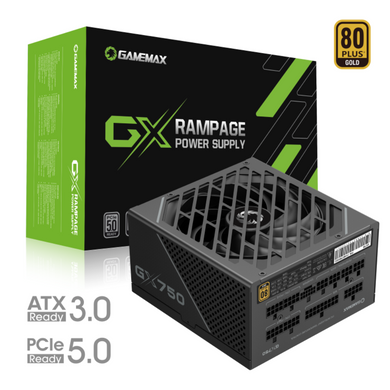 Блок живлення GAMEMAX (GX-750 PRO BK (ATX3.0 PCIe5.0)) [303190]