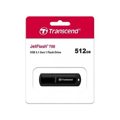 Flash Drive Transcend JetFlash 700 512GB USB 3.1 Black (TS512GJF700) [203292]
