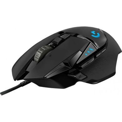 Мишка Logitech G502 Hero High Performance Gaming Mouse 11кн., 12000 dpi, чорна (910-005474) [403322]