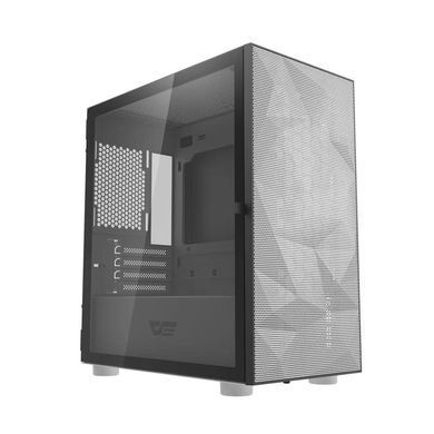 Корпус для комп'ютера DARK FLASH DLM21 MESH mATX без блока живлення, білий (DLM21 MESH WHITE) [503308]