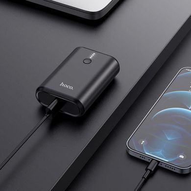 Зовнішній акумулятор HOCO Q3 Mayflower PD20W+QC3.0 power bank(10000mAh) Black (6931474742896) [806631]